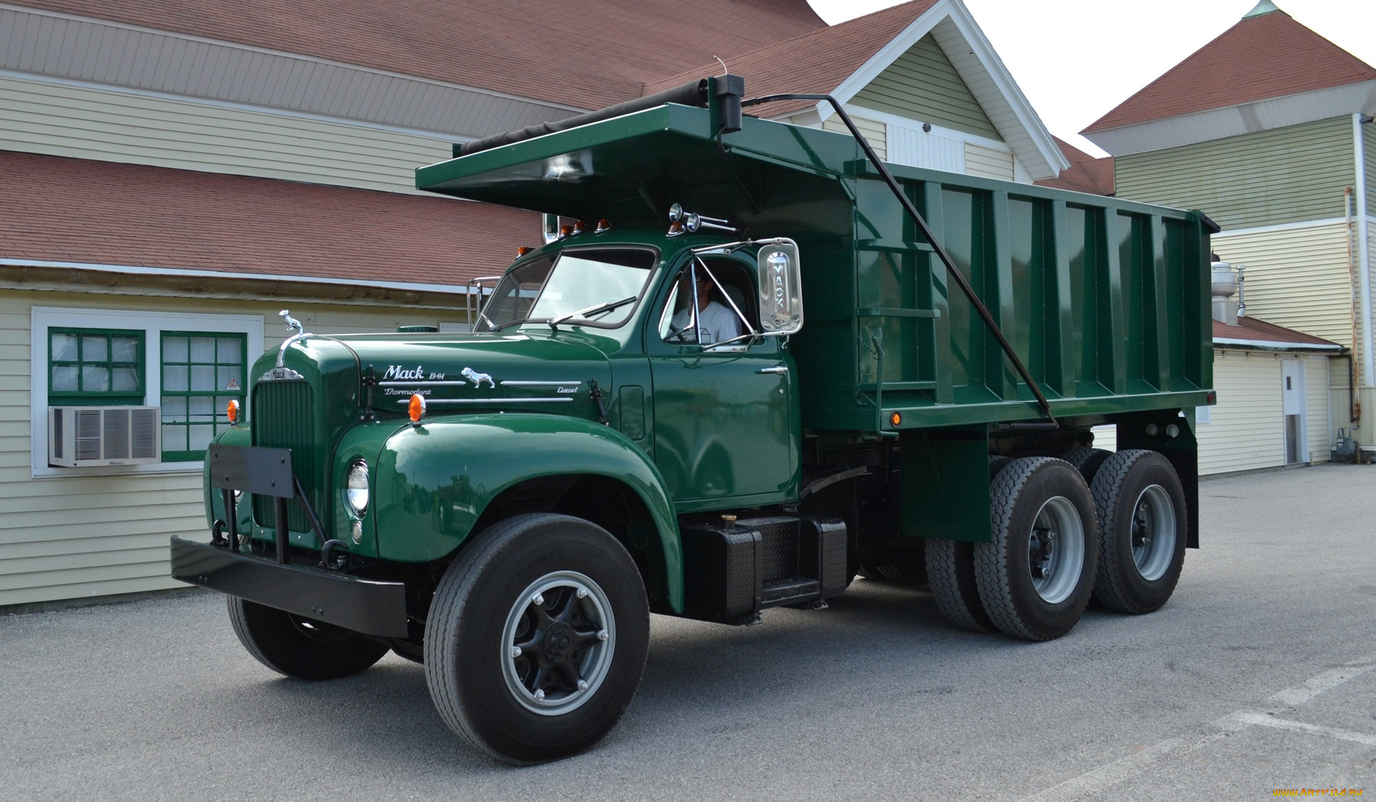 mack b-61 tandem dump, , mack, , , , 